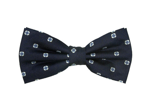 Sløyfe motiv/mønstert navy* 