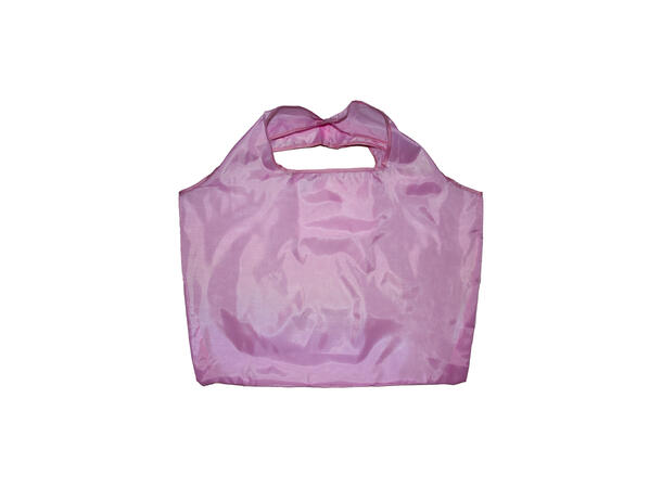Veske "shopping"ensfarget rosa 