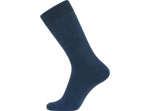 Claudio socks solid colours Blå melange 40-47 - NOOS 