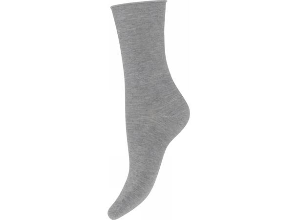 DECOY ankle sock fine knit bam Gray 37-41 Økotex - NOOS 