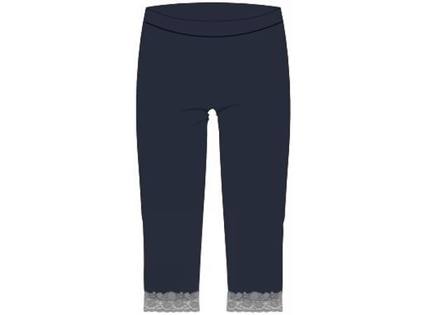 DECOY seamless capri w/lace Navy SS27 