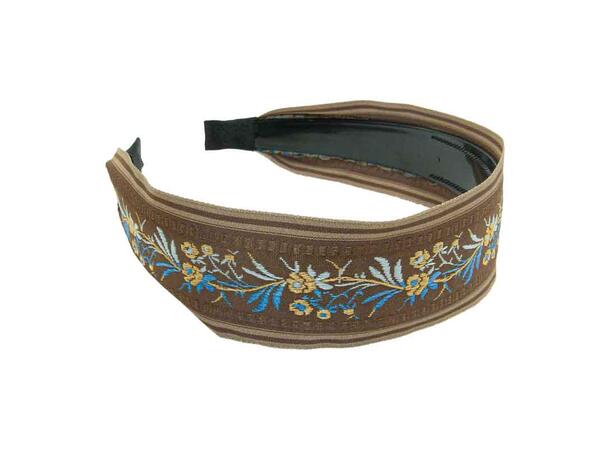 Hårbøyle "Budnad-look" brun 