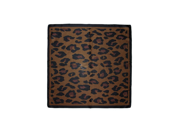 Skjerf dyreprint 65x65 Brun 