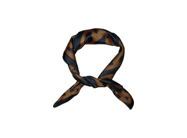 Skjerf dyreprint 70x70 Brun 