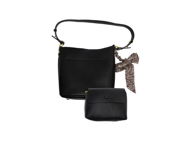 Veske m/løs innerveske sort 