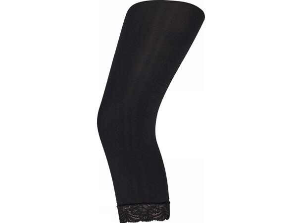 DECOY capri w/lace 60 den. 3D Black S/M - SS27 