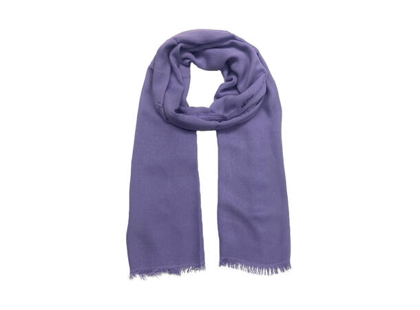 Skjerf ensfarget  50x190 Lys lilla 