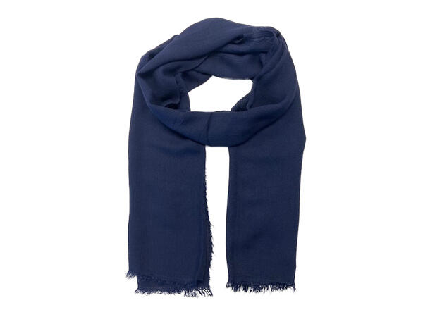 Skjerf ensfarget  50x190 Navy 