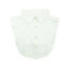 Skjortekrage m/perle knapper off.white