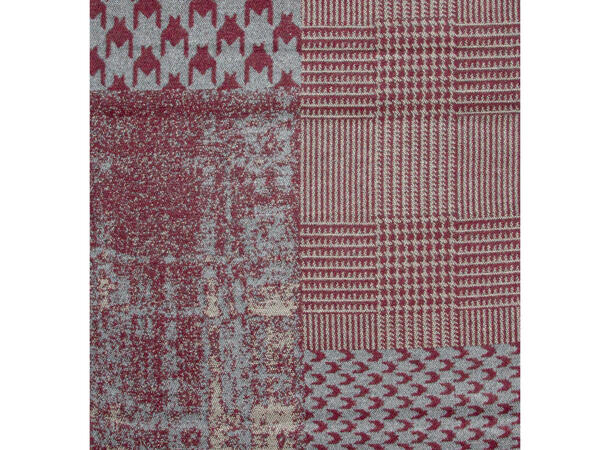 Skjerf  Zig Zag 35x180 Vinrød Høst 