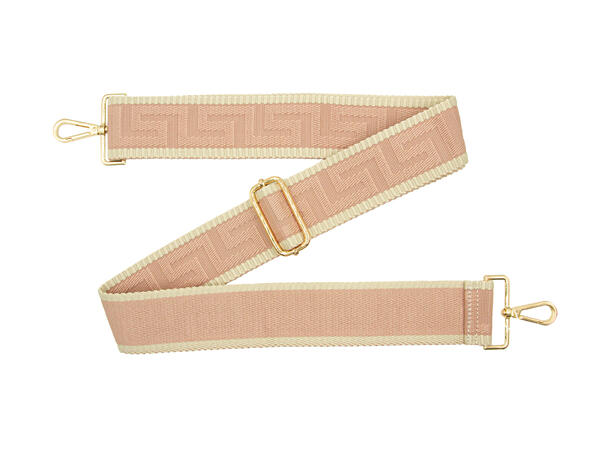 Skulderrem til veske Delikat m/kant rosa 