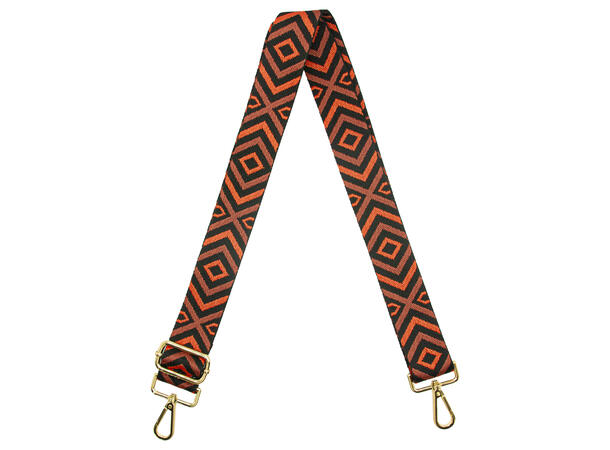 Skulderrem til veske tone in tone rust (m/ gull tilbehør) 