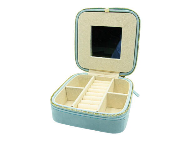 Smykkeskrin velvet lys blå* 