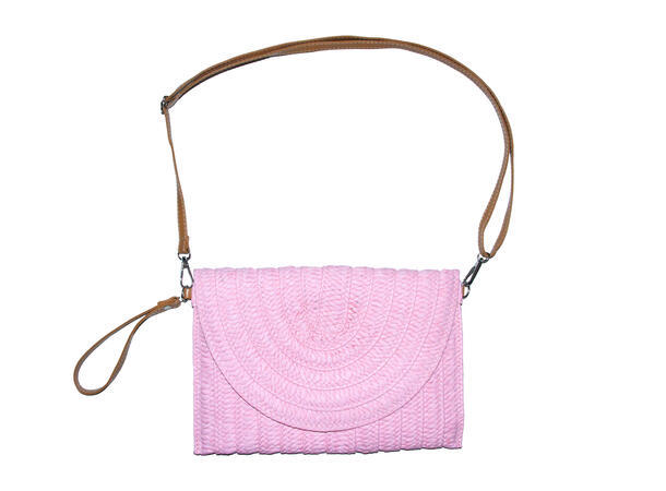 Veske "Summer" liten Clutch Rosa SS26 