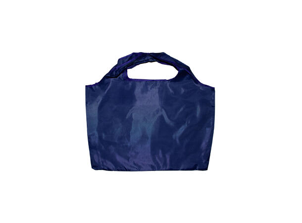 Veske "shopping"ensfarget blå 