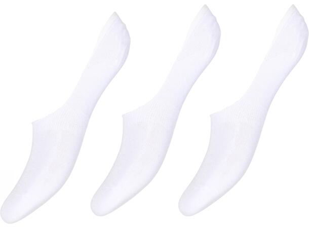 DECOY footies thin bamboo 3pk White 37-41 Økotex - NOOS 