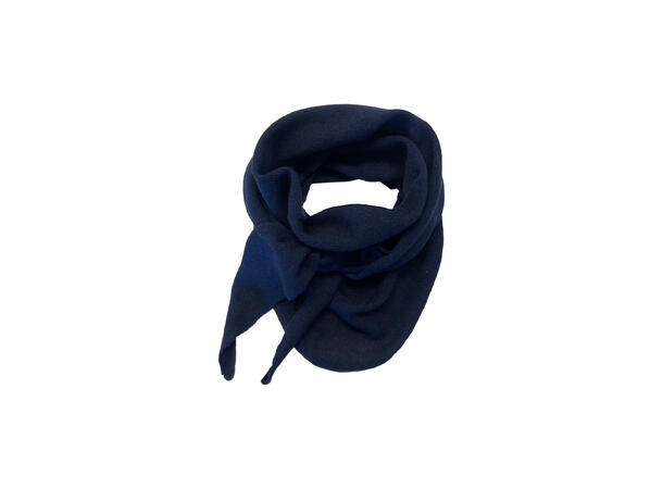 Dame Sjal ensfarget triangle navy Høst26 