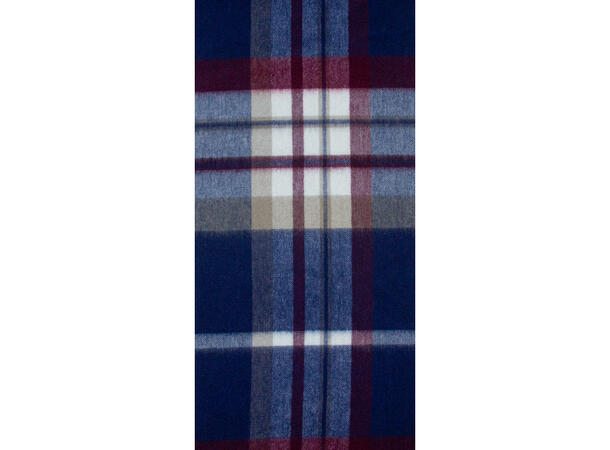 Skjerf herre ull 30x180 blå Høst 