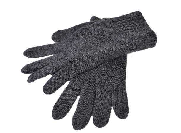 Vante herre ull/cashmir mørk grå Høst 