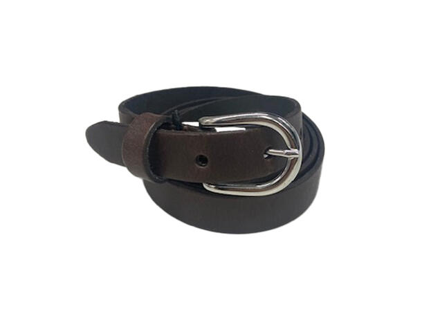 Belte 2cm klassisk brun 