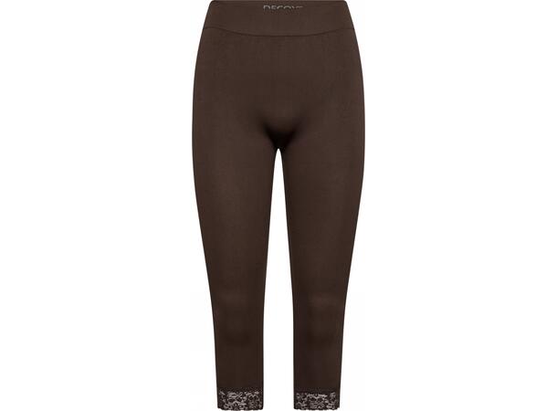 DECOY seamless capri w/lace Brown M/L - SS27 