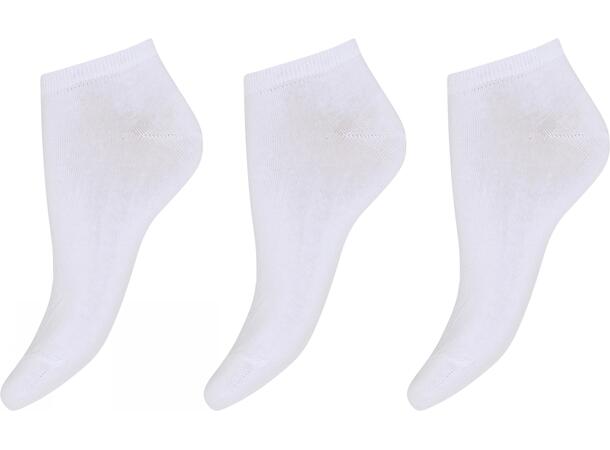 DECOY sneaker org. cotton 3pk Hvit 37-41 Økotex - Org. cotton - NOOS 