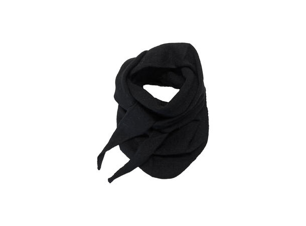 Dame Sjal ensfarget triangle sort Høst25 