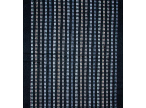 Dame skjerf i tone in tone 70x180 sort 