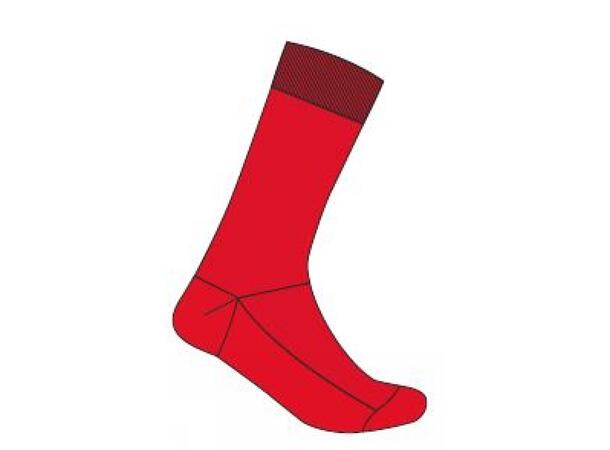 Egtved socks bamboo Rød - NOOS 