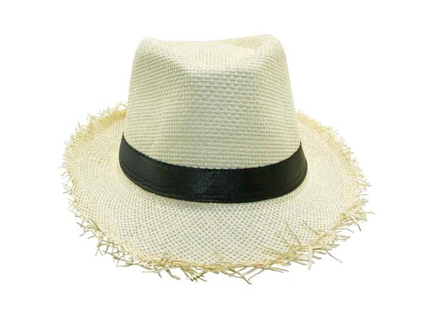 Hatt Herre "Summer" m/tøff kant SS26 offwhite 