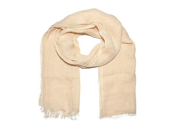 Skjerf Herre ensfarget 70x200 beige 