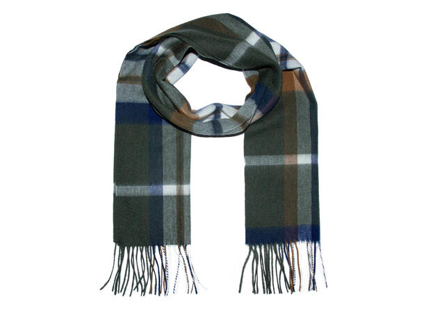 Skjerf herre ull 30x180 grønn Høst 