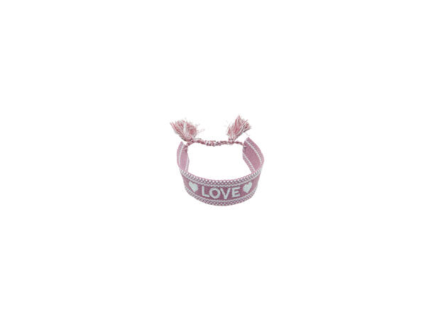 Armbånd "LOVE" rosa 