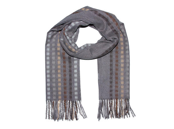 Dame skjerf i tone in tone 70x180 beige 