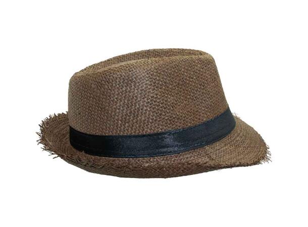 Hatt Herre "Summer" m/tøff kant SS26 brun 