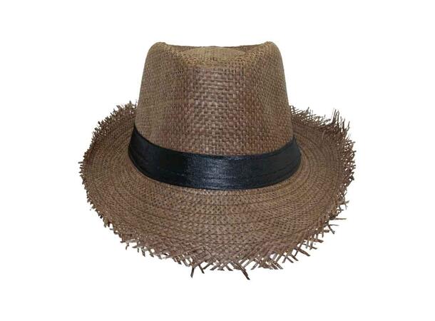 Hatt Herre "Summer" m/tøff kant SS27 brun 