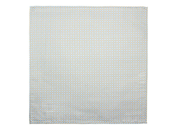 Lommetørkle småmønstret beige 