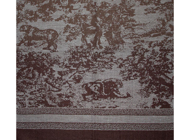 Skjerf Delikat mønster 65x200 Brun* Høst 