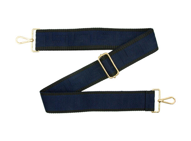 Skulderrem til veske Delikat m/kant blå 