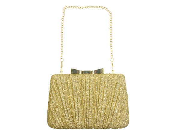 Veske liten Party clutch gull 