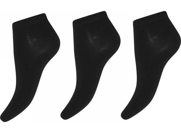 DECOY sneaker socks bamboo 3pk Black 37-41  NOOS 