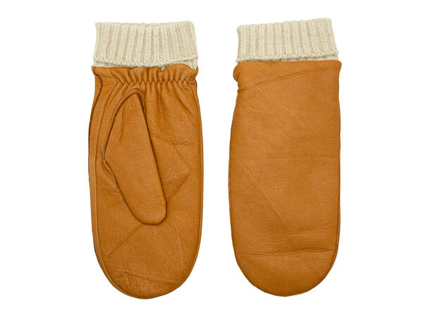 Ensfarget vott av hjorteskinn cognac Høst 