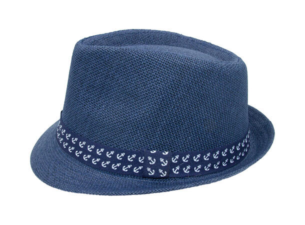 Hatt Herre "Summer" maritim blå SS26 