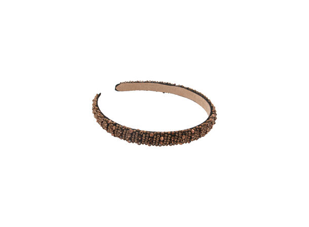 Hårbøyle Smal klassisk mørkbrun 