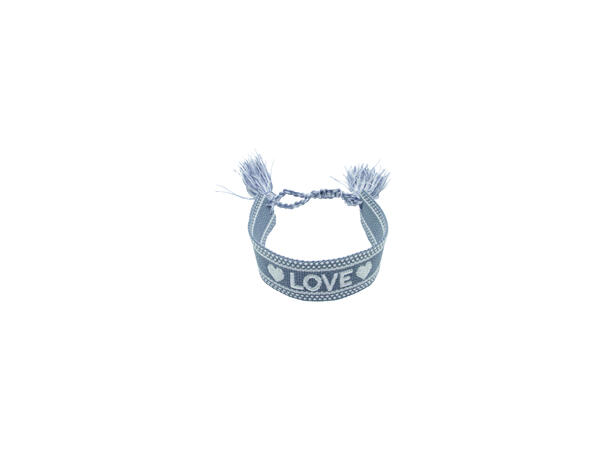 Armbånd "LOVE" blå 
