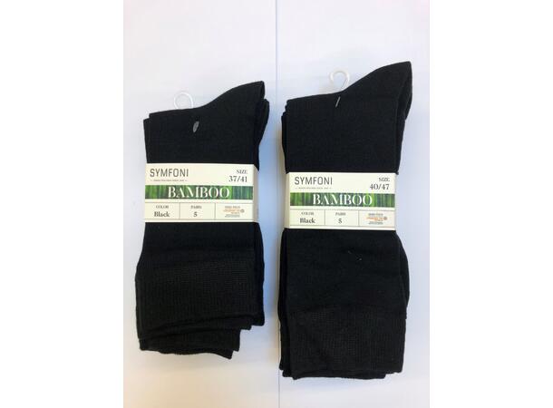 Bamboo socks 5 pack sort Symfoni 