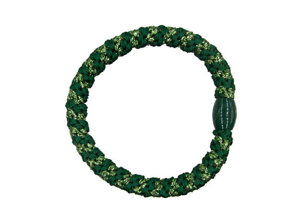 Hårstrikk m/lurex grønn mix 