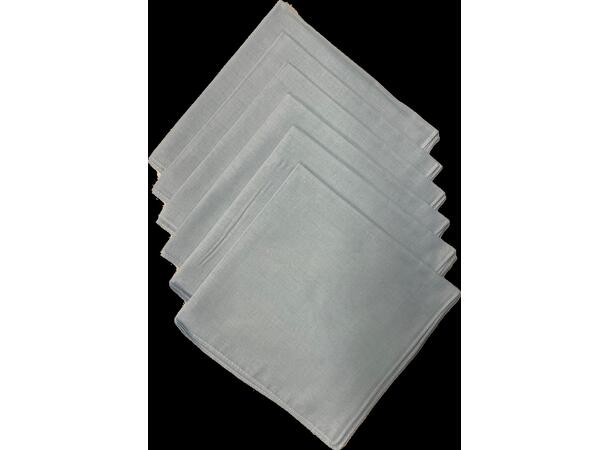 Lommetørkle herre (6-pack) blå 