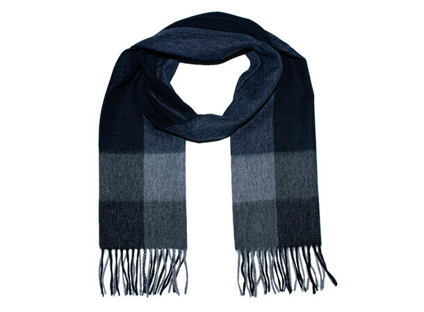 Skjerf herre rutet 30x180 Sort Høst 