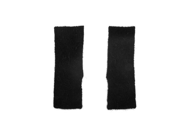 Dame armvarmer m/mønster sort Høst 